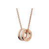 Bulgari | COLLANA B.ZERO1 IN ORO ROSA 18 KT E CERAMICA BIANCA - CL855721 (1)
