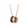 Bulgari | COLLANA B.ZERO1 IN ORO ROSA 18 KT E CERAMICA NERA - CL855762 (1)