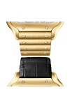 Cartier | SANTOS DE CARTIER SQUELETTE, MODELLO GRANDE, ORO GIALLO, SCHELERATO, MANUALE - WHSA0042 (2)
