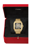 Cartier | SANTOS DE CARTIER SQUELETTE, MODELLO GRANDE, ORO GIALLO, SCHELERATO, MANUALE - WHSA0042 (3)