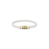 Chopard | CHOPARD - BRACCIALE SIGNATURE, PELLE OFF WHITE, METALLO COLOR ORO ANTICO - 95016 (1)