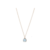 Pomellato | COLLANA NUDO MINI IN ORO ROSA CON TOPAZIO AZZURRO E DIAMANTI - PCC5020O6WHRDB0YY (1)
