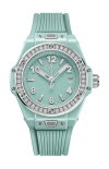 Hublot | BIG BANG ONE CLICK MINT GREEN CERAMIC DIAMONDS 33 MM - 485.GS.5271.RX.1204 (1)