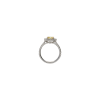 Bartorelli Italian Jewels | ANELLO IN ORO BIANCO 18 CARATI CON DIAMANTE CENTRALE CERTIFICATO GIA FANCY YELLOW, DIAMANTI LATERALI, DOPPIO CONTORNO E DIAMANTI SUL GAMBO DEMI-PAV&Eacute; - 000-4982NS (3)