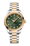 Omega | SEAMASTER AQUA TERRA SHADES 34 MM, ACCIAIO-ORO MOONSHINE&trade; SU ACCIAIO-ORO MOONSHINE&trade; - 220.20.34.20.10.002 (1)