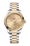 Omega | SEAMASTER AQUA TERRA SHADES 34 MM, ACCIAIO-ORO MOONSHINE&trade; SU ACCIAIO-ORO MOONSHINE&trade; - 220.20.34.20.08.001 (1)
