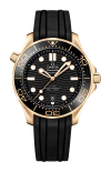 Omega | SEAMASTER DIVER 300M 42 MM, ORO MOONSHINE&trade; SU CAUCCI&Ugrave; - 210.62.42.20.01.003 (1)