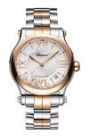 Chopard | HAPPY SPORT 36 MM, AUTOMATICO, ORO ROSA ETICO, LUCENT STEEL&trade;, DIAMANTI - 278559 (1)