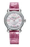Chopard | HAPPY SPORT 33 MM, AUTOMATICO, LUCENT STEEL&trade;, DIAMANTI, TORMALINE - LIMITED EDITION - 278608 (1)