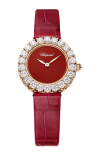 Chopard | L'HEURE DU DIAMANT ROUND 26 MM, MANUALE, ORO ETICO ROSA, DIAMANTI - 13A178 (1)