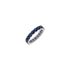 Bartorelli Italian Jewels | ANELLO VERETTA IN ORO BIANCO E ZAFFIRI - 093-R13 (1)