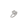Bartorelli Italian Jewels | ANELLO IN ORO BIANCO RETTANGOLARE CON CONTORNO MEDIO - 035-VR25880 (1)