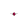 Bartorelli Italian Jewels | ANELLO IN ORO BIANCO CON RUBINO CENTRALE E DIAMANTI LATERALI - 372-3698-GL (2)