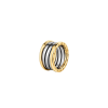 Bulgari | ANELLO B.ZERO1 A QUATTRO FASCE GOLD & STEEL IN ORO GIALLO 18 KT E ACCIAIO - AN860830 (1)