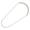 Bartorelli Italian Jewels | COLLANA TENNIS IN ORO ROSA 18 CARATI E DIAMANTI BIANCHI TAGLIO BRILLANTE - LUNGHEZZA 80 CM. - DN8450DP (1)