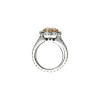 Bartorelli Italian Jewels | ANELLO IN ORO BIANCO 18 CARATI CON DIAMANTE FANCY BROWNISH ORANGY PINK TAGLIO CUORE E PAV&Eacute; DI DIAMANTI BIANCHI TAGLIO BRILLANTE - F.273D (3)