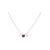 Bartorelli Italian Jewels | COLLANA GIROCOLLO IN ORO ROSA CON LETTERE PENDENTI 
