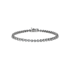 Bartorelli Italian Jewels | Bracciale tennis in oro bianco 18 carati e diamanti bianchi taglio brillante - LB-VB07987DW (1)