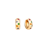 Pomellato | POMELLATO ICONICA - ORECCHINI ICONICA IN ORO ROSA E PIETRE - Orecchini oro rosa 18K, 20 ametiste, tsavoriti, zaffiri blu, spinelli rossi, tormaline rosa, tanzaniti, zirconi blu, zirconi orange 1.1 ct - POC1002O7000000VA (1)