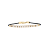 Bartorelli Italian Jewels | BRACCIALE DEMI-TENNIS IN ORO ROSA, CORDA E DIAMANTI BIANCHI - VB22080DP (1)