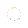 Bartorelli Italian Jewels | BRACCIALE IN ORO ROSA CON STELLE IN PAV&Egrave; DI DIAMANTI  *FP* - VB26366DP (1)