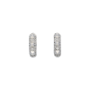 Bartorelli Italian Jewels | ORECCHINI CERCHIETTO IN ORO BIANCO PAVE' DIAMANTI BIANCHI - VE27577DW (1)
