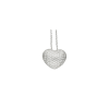 Bartorelli Italian Jewels | Cuore - Ciondolo in oro bianco 18 carati e diamanti bianchi taglio brillante - VP20725DW (1)