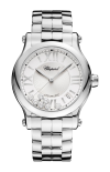 Chopard | HAPPY SPORT 36 MM, AUTOMATICO, LUCENT STEEL&trade;, DIAMANTI - 278559 (1)