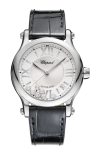 Chopard | HAPPY SPORT 36 MM, AUTOMATICO,  LUCENT STEEL&trade;, DIAMANTI - 278559 (1)
