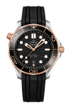 Omega | SEAMASTER DIVER 300M 42 MM, ACCIAIO-ORO SEDNA&trade; SU CAUCCI&Ugrave; - 210.22.42.20.01.002 (1)
