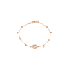 Gucci | BRACCIALE GUCCI INTERLOCKING IN ORO ROSA E DIAMANTI - YBA729403001 (1)