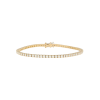 Bartorelli Italian Jewels | BRACCIALE TENNIS IN ORO ROSA E DIAMANTI BIANCHI - 68074471 (1)
