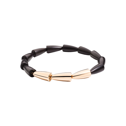 Accedi al prodotto correlato Vhernier COLLANA CALLA IN ORO ROSA E EBANO - 000648CL264