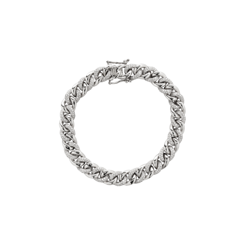 Accedi alla scheda di Bartorelli Italian Jewels BRACCIALE IN ORO BIANCO GROUMETTE CON DIAMANTI - BRERI4028BWXX
