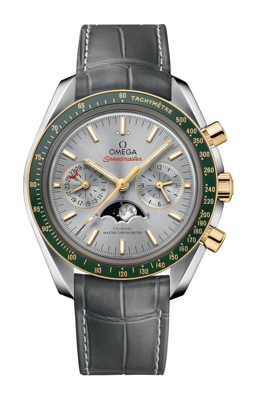 Accedi alla scheda di Omega SPEEDMASTER FASI LUNARI 44,25 MM, ACCIAIO-ORO GIALLO SU PELLE - 304.23.44.52.06.001