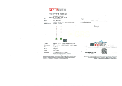 Accedi alla scheda di Bartorelli Italian Jewels ORECCHINI PENDENTI IN ORO BIANCO CON DIAMANTI E SMERALDI - 3E00136DEMW