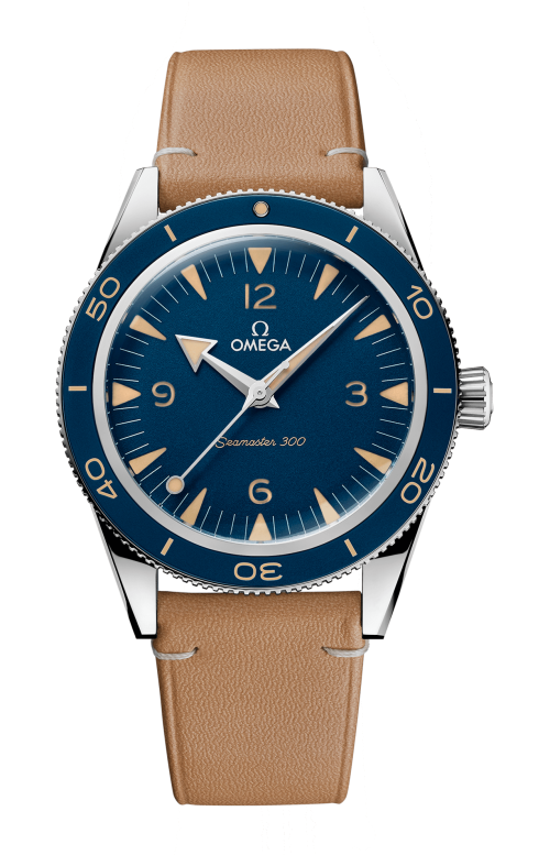 Accedi alla scheda di Omega SEAMASTER 300 41 MM, ACCIAIO SU PELLE - 234.32.41.21.03.001
