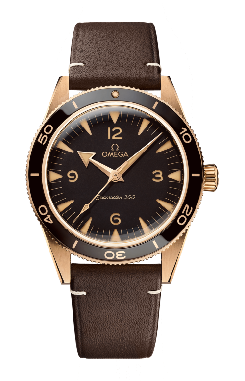 Accedi alla scheda di Omega SEAMASTER 300 41 MM, BRONZE GOLD SU PELLE - 234.92.41.21.10.001