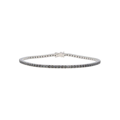 Accedi alla scheda di Bartorelli Italian Jewels BRACCIALE TENNIS IN ORO BIANCO E DIAMANTI NERI - 77720719