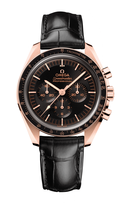 Accedi alla scheda di Omega SPEEDMASTER MOONWATCH PROFESSIONAL 42 MM, ORO SEDNA&trade; SU PELLE - 310.63.42.50.01.001