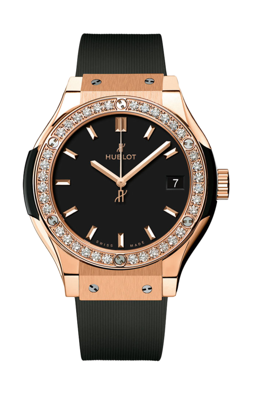 Accedi al prodotto correlato Hublot CLASSIC FUSION KING GOLD DIAMONDS 33 MM - 581.OX.1480.RX.1104