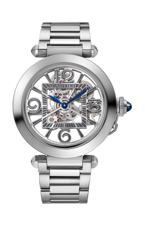 Accedi alla scheda di Cartier PASHA DE CARTIER, 41 MM, ACCIAO, SCHELETRATO, AUTOMATICO - WHPA0007