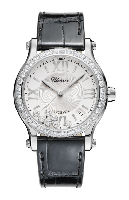 Accedi alla scheda di Chopard HAPPY SPORT 36MM, AUTOMATICO, LUCENT STEEL&trade;, DIAMANTI - 278559