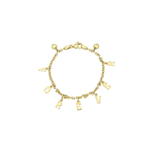 Accedi alla scheda di Bartorelli Italian Jewels BRACCIALE IN ORO GIALLO CON LETTERE PENDENTI 