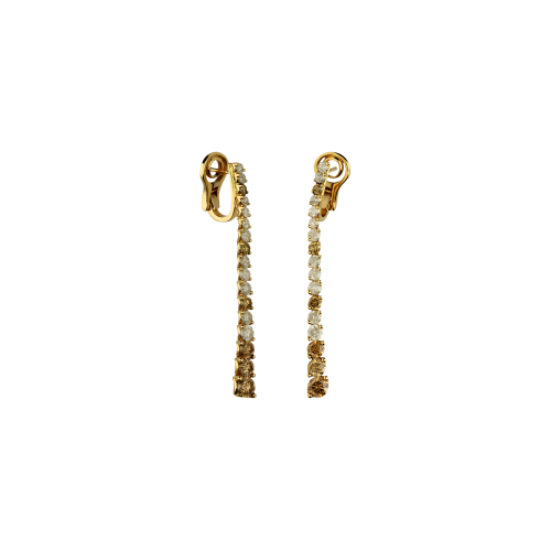 Accedi alla scheda di Bartorelli Italian Jewels Orecchini in oro rosa 18 carati con diamanti ice e diamanti brown taglio diamante - 64377999