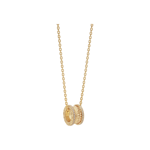 Accedi al prodotto correlato Bulgari COLLANA B.ZERO1 ROCK IN ORO GIALLO 18 KT CON PAV&Eacute; DI DIAMANTI LUNGO I LATI E SPIRALE CON BORCHIE - CL859027 - CL859027