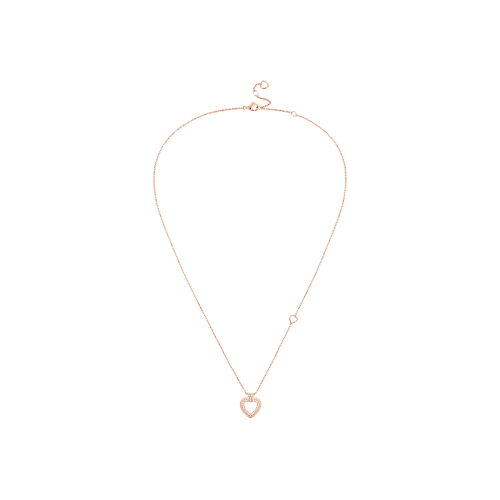 Accedi alla scheda di Fred COLLANA PRETTY WOMAN MODELLO PICCOLO IN ORO ROSA CON PAV&Egrave; DI DIAMANTI - 7B0257 - 7B0257