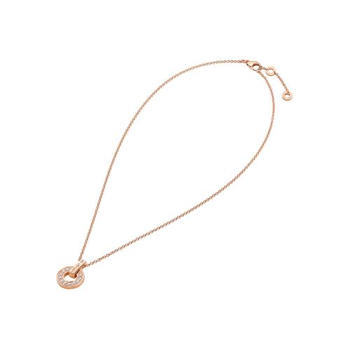 Accedi alla scheda di Bulgari COLLANA BVLGARI BVLGARI OPENWORK IN ORO ROSA CON DIAMANTI PAV&Eacute; PIENI SUL PENDENTE - CL858774 - CL858774