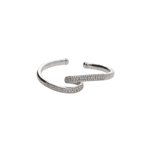 Accedi alla scheda di Bartorelli Italian Jewels BRACCIALE SEMIRIGIDO IN ORO BIANCO E DIAMANTI BIANCHI - 3344