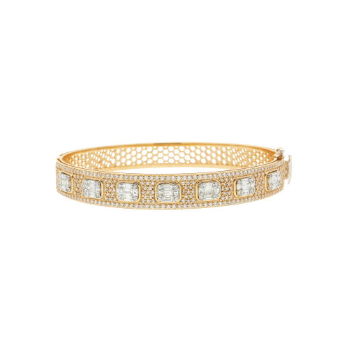 Accedi alla scheda di Bartorelli Italian Jewels BRACCIALE RIGIDO IN ORO ROSA E DIAMANTI BIANCHI - AB1755/90788